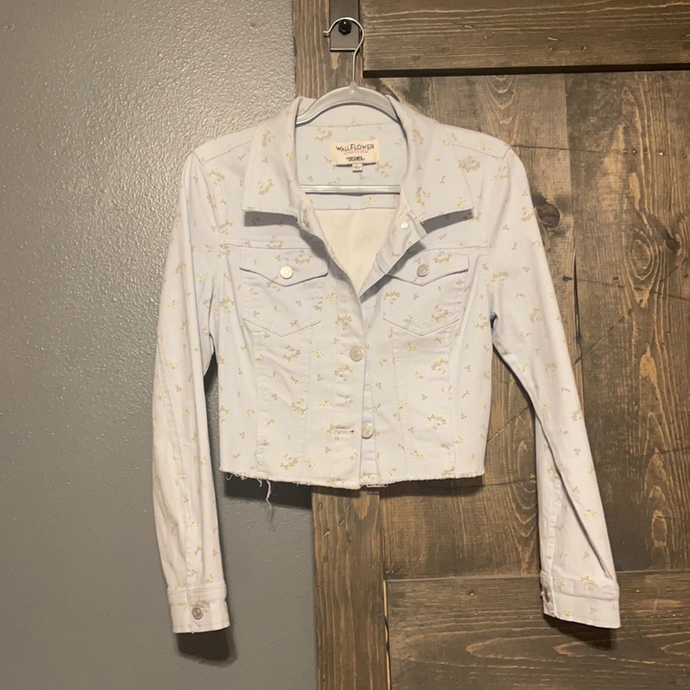 FLORAL DENIM JACKET